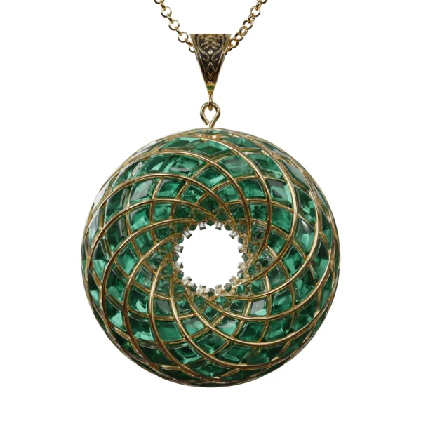 Heart Stone iTorus iZ Crystal Toroidal Pendant - Image 3