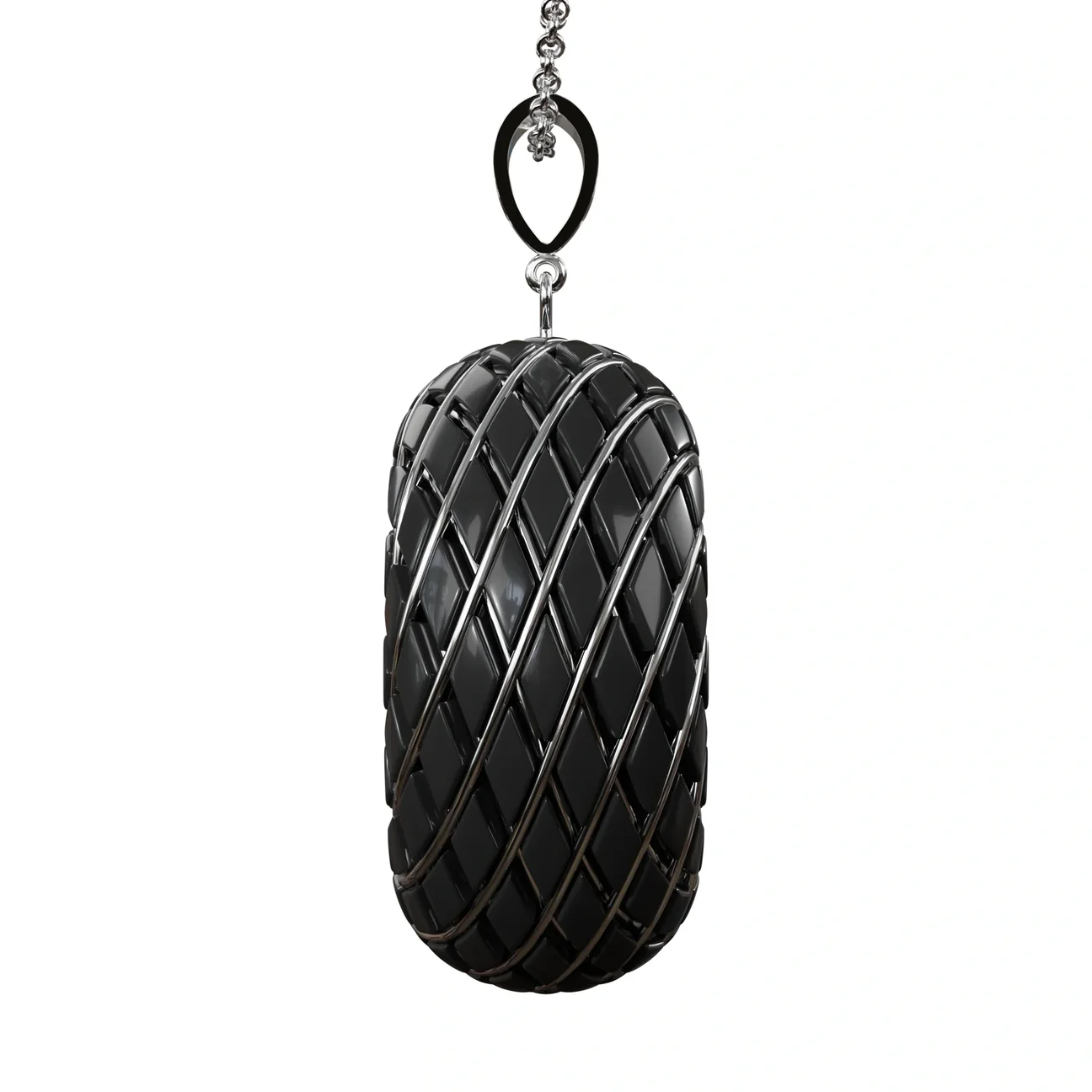 C60 Shungite - iTorus iZ Crystal Toroidal Pendant